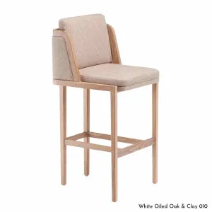 De La Espada Throne Bar Stool in Ash Timber - Upholstery Range A 271TAA by De La Espada, a Chairs for sale on Style Sourcebook