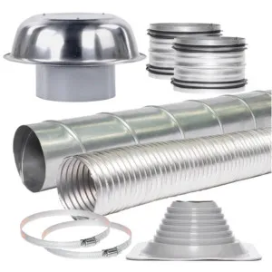 Sirius 125-150mm Metal Roof Ducting Kit EASYROOF-150M by Sirius, a Rangehoods for sale on Style Sourcebook