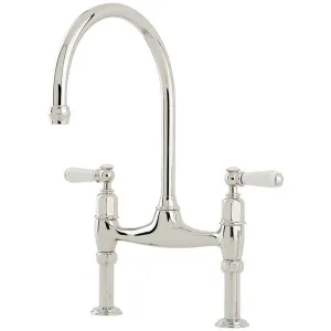 Shaws by Perrin & Rowe Pendleton Kitchen Mixer - Nickel AUSH-4193NIWPC-H1 by Shaws by Perrin & Rowe, a Kitchen Taps & Mixers for sale on Style Sourcebook