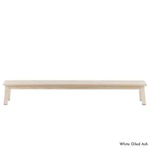 De La Espada 442 3-Seater Low Bench in Walnut Timber - 442W by De La Espada, a Chairs for sale on Style Sourcebook