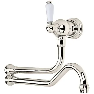Shaws by Perrin & Rowe Wall Mounted Pot Filler - Nickel AUSH-4417NI by Shaws by Perrin & Rowe, a Kitchen Taps & Mixers for sale on Style Sourcebook
