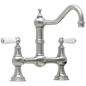Shaws by Perrin & Rowe Hambleton Kitchen Mixer - Pewter AUSH-4751PFWPC by Shaws by Perrin & Rowe, a Kitchen Taps & Mixers for sale on Style Sourcebook