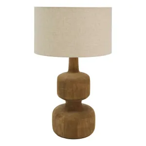 Teague Table Lamp 22x60cm in Natural / Beige by OZ Design, a Table & Bedside Lamps for sale on Style Sourcebook