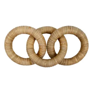 Interlocked Rings 12x25cm in Natural by OZ Design, a Statues & Ornaments for sale on Style Sourcebook