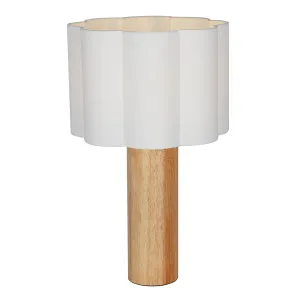 Beamy Table Lamp 26x43cm in Natural / White by OZ Design, a Table & Bedside Lamps for sale on Style Sourcebook