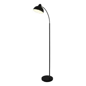 Loomy Floor Lamp 24x155cm in Black / White by OZ Design, a Floor Lamps for sale on Style Sourcebook
