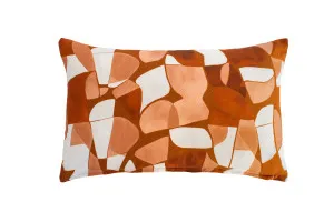 Mosaic Rectangle Linen Cushion - 50X30cm by Urban Road, a Cushions, Decorative Pillows for sale on Style Sourcebook