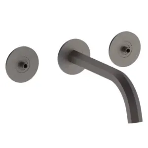 Fantini Venezia Wall Tap Set with Outlet (Without Handles) - Matte Gun Metal 29P5N013SB-4400R010A by Fantini, a Kitchen Taps & Mixers for sale on Style Sourcebook
