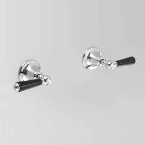 Astra Walker Olde English Black Porcelain Lever Wall Tap Set A5149BL00 by Astra Walker, a Kitchen Taps & Mixers for sale on Style Sourcebook