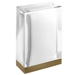 Fantini Venezia Murano Glass Wall Handle for Hot - Matte British Gold PVD and White 29P6N448CB-HW by Fantini, a Kitchen Taps & Mixers for sale on Style Sourcebook