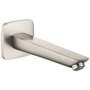 Hansgrohe Logis Bath Spout - Brushed Nickel 71410820 by Hansgrohe, a Kitchen Taps & Mixers for sale on Style Sourcebook