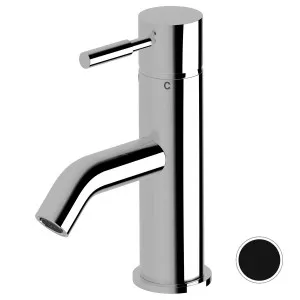 Sussex Taps Voda Basin Mixer Tap - Matte Opium Black VBM-58 by Sussex Taps, a Kitchen Taps & Mixers for sale on Style Sourcebook