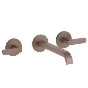 Fantini Icona Deco Wall Tap Set With Outlet - Matte Copper PVD 53P9R113B-4400R010A by Fantini, a Kitchen Taps & Mixers for sale on Style Sourcebook