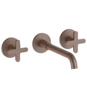 Fantini Icona Classic Wall Tap Set With Outlet - Matte Copper PVD 53P9R013B-4400R010A by Fantini, a Kitchen Taps & Mixers for sale on Style Sourcebook