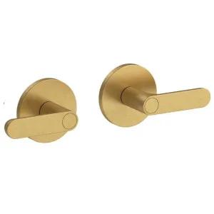 Fantini Icona Deco Wall Tap Set - Pure Brass PVD 53Q7R175B-4400R011A by Fantini, a Kitchen Taps & Mixers for sale on Style Sourcebook