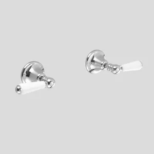 Astra Walker Olde English White Porcelain Lever Wall Tap Set A5149PL00 by Astra Walker, a Kitchen Taps & Mixers for sale on Style Sourcebook