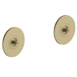 Fantini Venezia Wall Tap Set Without Handles - Matte British Gold 29P6N475SB-44005911A by Fantini, a Kitchen Taps & Mixers for sale on Style Sourcebook