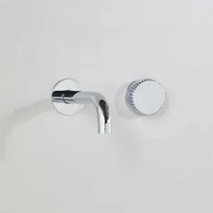 Astra Walker Assemble Dial Wall Set with Reeded Progressive Mixer and Spout A810648V600 by Astra Walker, a Kitchen Taps & Mixers for sale on Style Sourcebook