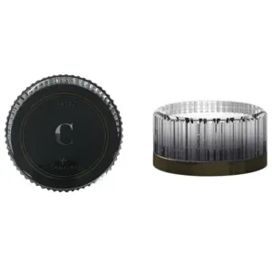 Fantini Venezia Right Side Crystal Hob or Wall Handle for Cold - Matte Gun Metal PVD and Black 29P5N646C5 by Fantini, a Kitchen Taps & Mixers for sale on Style Sourcebook