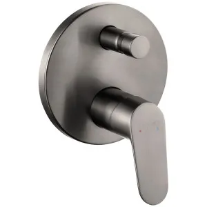 Hansgrohe Decor Single Lever Bath Mixer with Diverter - Brushed Black Chrome 31945343 by Hansgrohe, a Kitchen Taps & Mixers for sale on Style Sourcebook