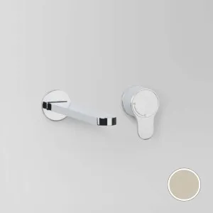 Astra Walker Spring Wall Set with Progressive Mixer and 200mm Spout - Brushed Platinum A82054801 by Astra Walker, a Kitchen Taps & Mixers for sale on Style Sourcebook