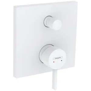 Hansgrohe Finoris Single Lever Bath Mixer with Diverter - Matte White 76415703 by Hansgrohe, a Kitchen Taps & Mixers for sale on Style Sourcebook