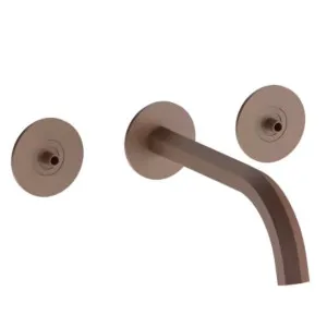 Fantini Venezia Wall Tap Set with Outlet (Without Handles) - Matte Copper 29P9N013SB-4400R010A by Fantini, a Kitchen Taps & Mixers for sale on Style Sourcebook