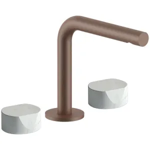 AboutWater AF/21 Basin Set - Matte Copper PVD / Carrara Marble 27P9A204WFCXZ by AboutWater, a Kitchen Taps & Mixers for sale on Style Sourcebook