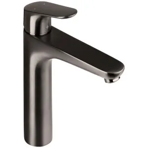 Hansgrohe Decor Single Lever Basin Mixer 190 without Waste Set - Brushed Black Chrome 31518343 by Hansgrohe, a Kitchen Taps & Mixers for sale on Style Sourcebook