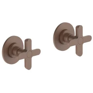 Fantini Icona Classic Wall Tap Set - Matte Copper PVD 53P9R075B-4400R011A by Fantini, a Kitchen Taps & Mixers for sale on Style Sourcebook