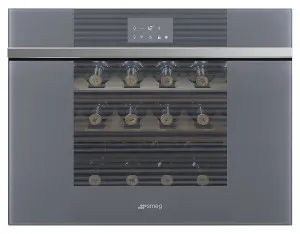 Smeg 18 Bottles Linea Aesthetic Wine Storage Cabinet CVIA118LS2 by Smeg, a Wine Fridges for sale on Style Sourcebook