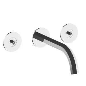 Fantini Venezia Wall Tap Set with Outlet (Without Handles) - Chrome 2902N013SB-4400R010A by Fantini, a Kitchen Taps & Mixers for sale on Style Sourcebook