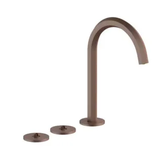 Fantini Venezia Tall Basin Set Without Handles - Matte Copper 29P9N405SWZ by Fantini, a Kitchen Taps & Mixers for sale on Style Sourcebook