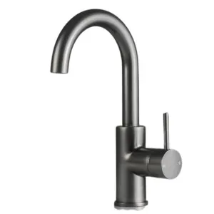 Rogerseller Tonic Gooseneck Basin Mixer - Graphite 3606013605 by Rogerseller, a Kitchen Taps & Mixers for sale on Style Sourcebook