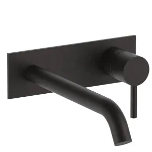 Fantini Nostromo Wall Mixer & Outlet - Deep Black PVD 50S1E813B-4400M011A by Fantini, a Kitchen Taps & Mixers for sale on Style Sourcebook