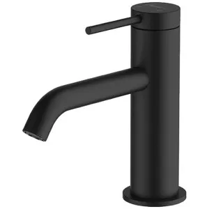Oliveri Venice Curved Basin Mixer - Matte Black VE103506MB by Oliveri, a Kitchen Taps & Mixers for sale on Style Sourcebook