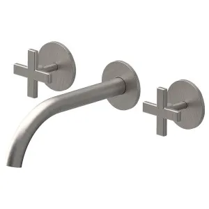 Rogerseller Gas Wall Basin Set - Brushed Nickel 3606017407 by Rogerseller, a Kitchen Taps & Mixers for sale on Style Sourcebook