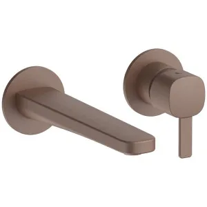 Fantini Lame Wall Mixer and 150 Outlet - Matte Copper PVD 24P9M109B-4400M011A by Fantini, a Kitchen Taps & Mixers for sale on Style Sourcebook