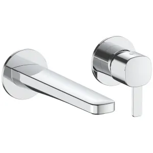 Fantini Lame Wall Mixer and 190 Outlet - Chrome 2402M111B-4400M011A by Fantini, a Kitchen Taps & Mixers for sale on Style Sourcebook