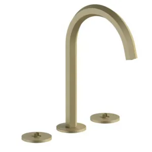 Fantini Venezia Basin Set Without Handles - Matte British Gold 29P6N404SWZ by Fantini, a Kitchen Taps & Mixers for sale on Style Sourcebook