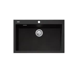 ST-BL1591 OF San-Black Mega Bowl TM Sink by Santorini, a Kitchen Sinks for sale on Style Sourcebook