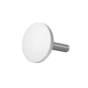 Round Button and Thread 30mm White by Estelle, a Door Hardware for sale on Style Sourcebook