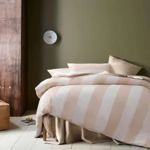 Accessorize Regency Natural Washed Cotton Quilt Cover Set by null, a Quilt Covers for sale on Style Sourcebook