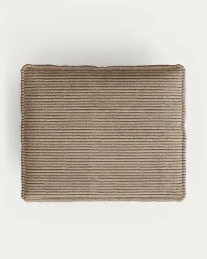 Blok cushion thick taupe corduroy 50 x 60 cm by null, a Sofas for sale on Style Sourcebook