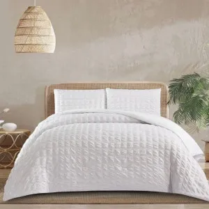 Morgan and Reid Whispers of White Comforter Set by null, a Quilts & Bedspreads for sale on Style Sourcebook