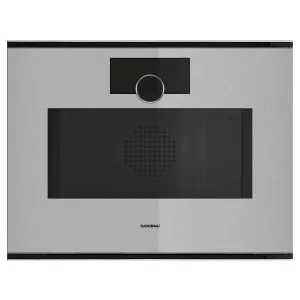 Gaggenau 60cm Minimalistic Series Compact Built-In Combi-Steam Oven With Water Tank Right Hinge - Sterling GS-250-130 by Gaggenau, a Ovens for sale on Style Sourcebook