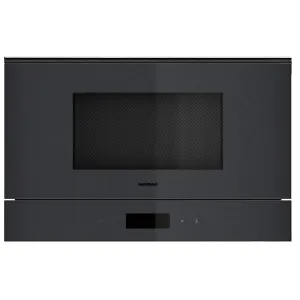 Gaggenau Minimalistic Series Built-In Microwave with Grill Left Hinge - Onyx GM-221-100 by Gaggenau, a Microwave Ovens for sale on Style Sourcebook