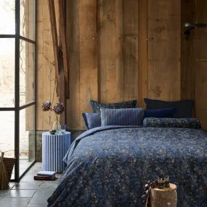 PIP Studio Tutti i Fiori Dark Blue Quilt Cover Set by null, a Quilt Covers for sale on Style Sourcebook