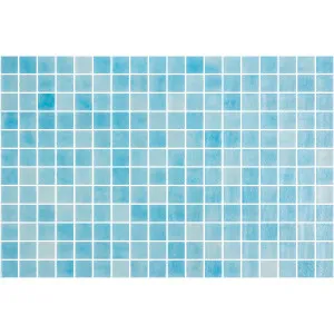 Nieve Azul Claro Gloss Glass Structured Mosaic by Beaumont Tiles, a Mosaic Tiles for sale on Style Sourcebook
