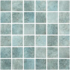 Penta-Pure Paleaqua Gloss Glass Structured Mosaic by Beaumont Tiles, a Mosaic Tiles for sale on Style Sourcebook